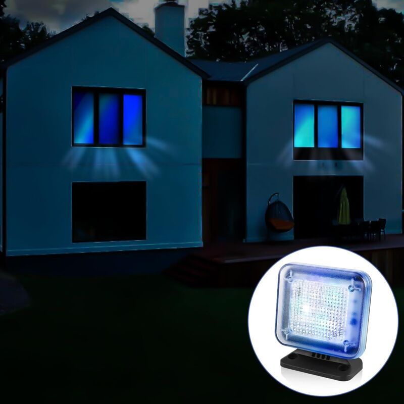 Dummy TV Simulator Burglar Deterrent 12 LED with Timer and Adapter