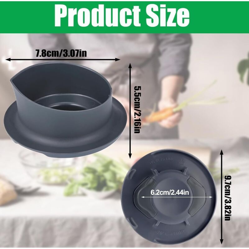 Measuring Cup Lid for Thermomix TM5 TM6 with 50ml 100ml Graduations