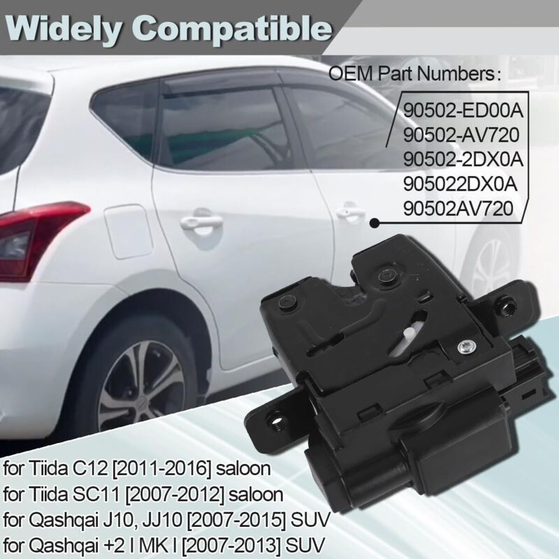 Tailgate Boot Lock Latch for Nissan Micra MK3 K12 905022DX0A Replacement
