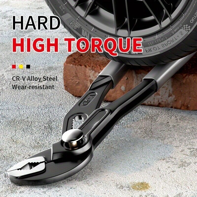 Self-Locking Hose Grip Clamp Pliers 250mm Push Button Fine Adjustment