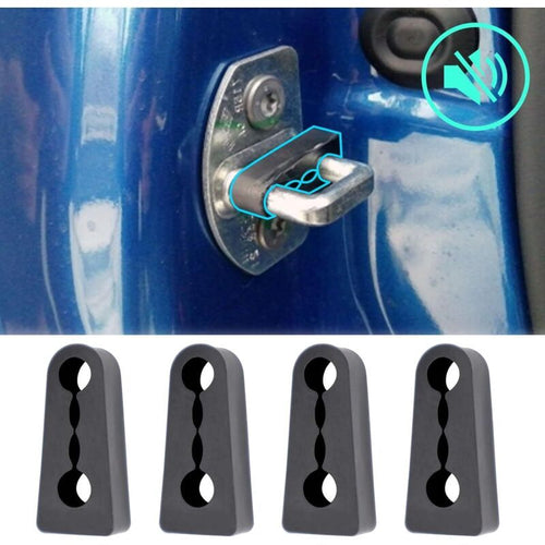 4x Car Door Noise Dampers Silent Rubber Buffers for Lada Vehicles