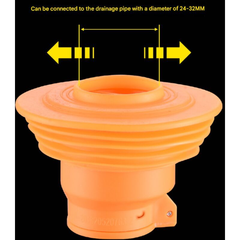 Silicone Non-Return Anti-Odour Valve for Washing Machine Drain Bathroom