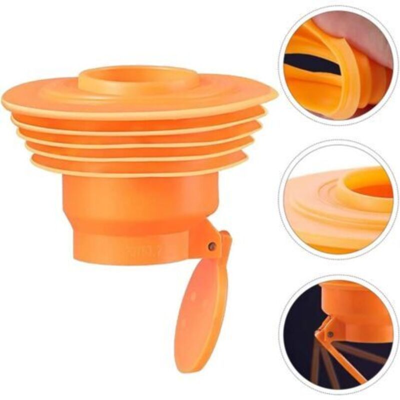 Silicone Non-Return Anti-Odour Valve for Washing Machine Drain Bathroom
