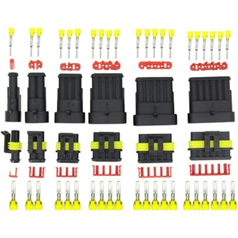 352pc Waterproof Electrical Wire Connector Terminal Kit for Car Motorcycle