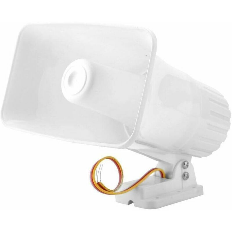 12V Electronic Alarm Siren Horn 150dB Indoor Outdoor Home Security