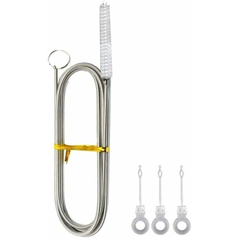 4x Flexible Fridge Drain Hole Cleaning Brushes Refrigerator Tools