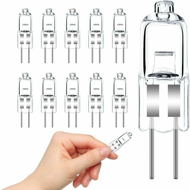 12x G4 Halogen Bulbs 12V 20W Dimmable Pin Base Capsule Lamps