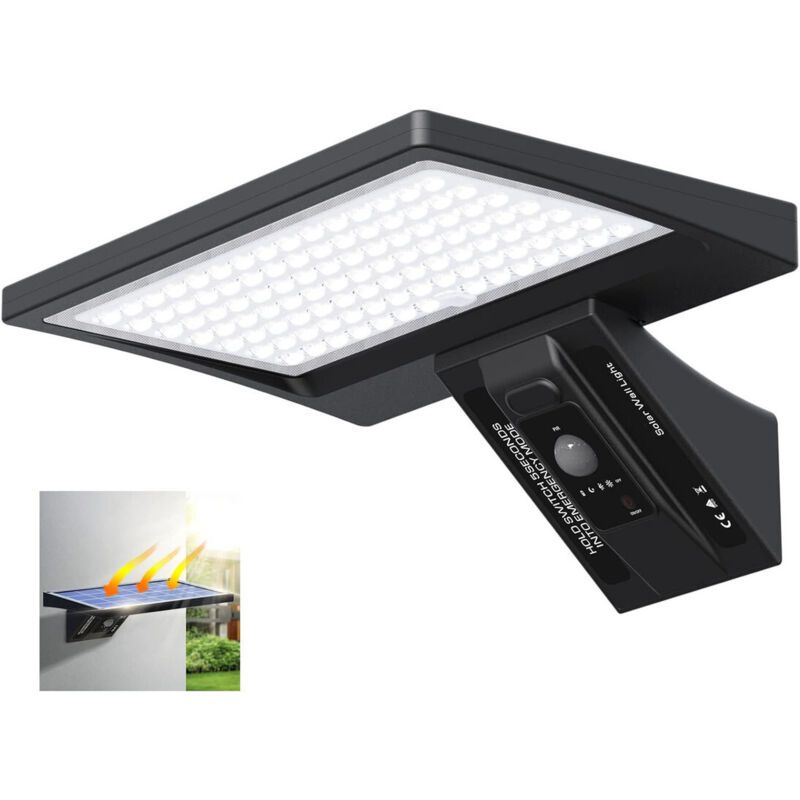Solar Outdoor Wall Lamp 5200mAh Garden Mascot Light Weatherproof