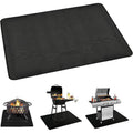 Fireproof BBQ Fire Pit Mat 64cm Heat Resistant Deck Lawn Protector