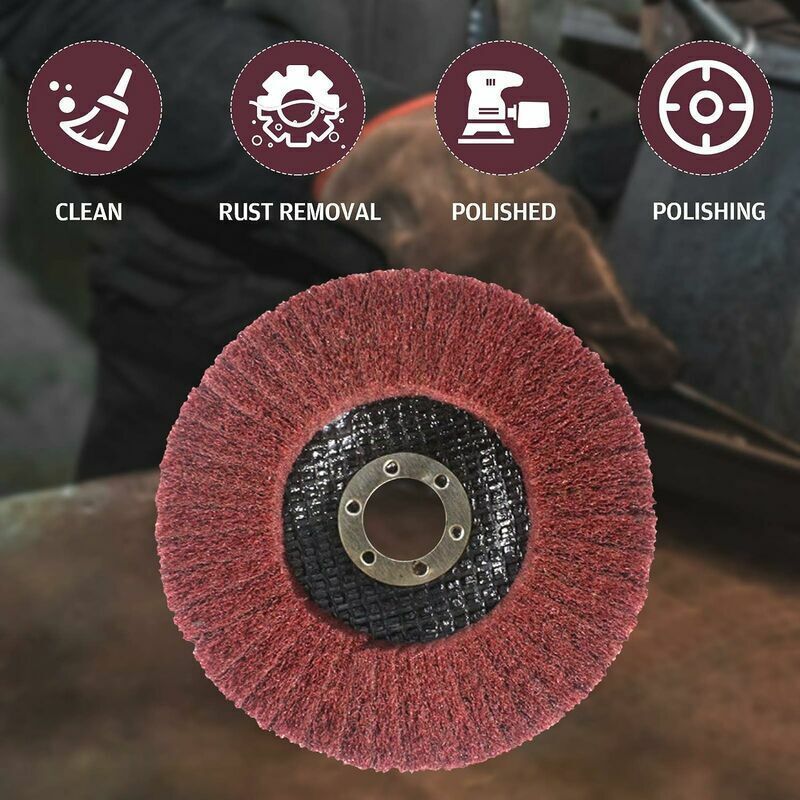 5x Polycarbonate Paint and Rust Removal Stripping Discs 100mm for Grinder