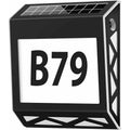 Solar House Number Light 8 LED Stainless Steel IP54 with Dusk Sensor