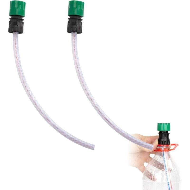 Bottle Adapter with Hose for High Pressure Spray Gun Clear Extension Kit