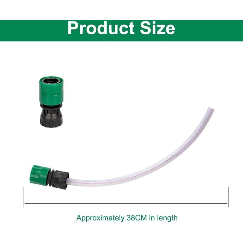 Bottle Adapter with Hose for High Pressure Spray Gun Clear Extension Kit