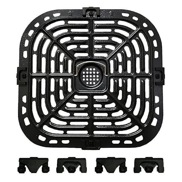 Replacement Grill Plate for Instant Vortex 6QT Air Fryer with Rubber Pads