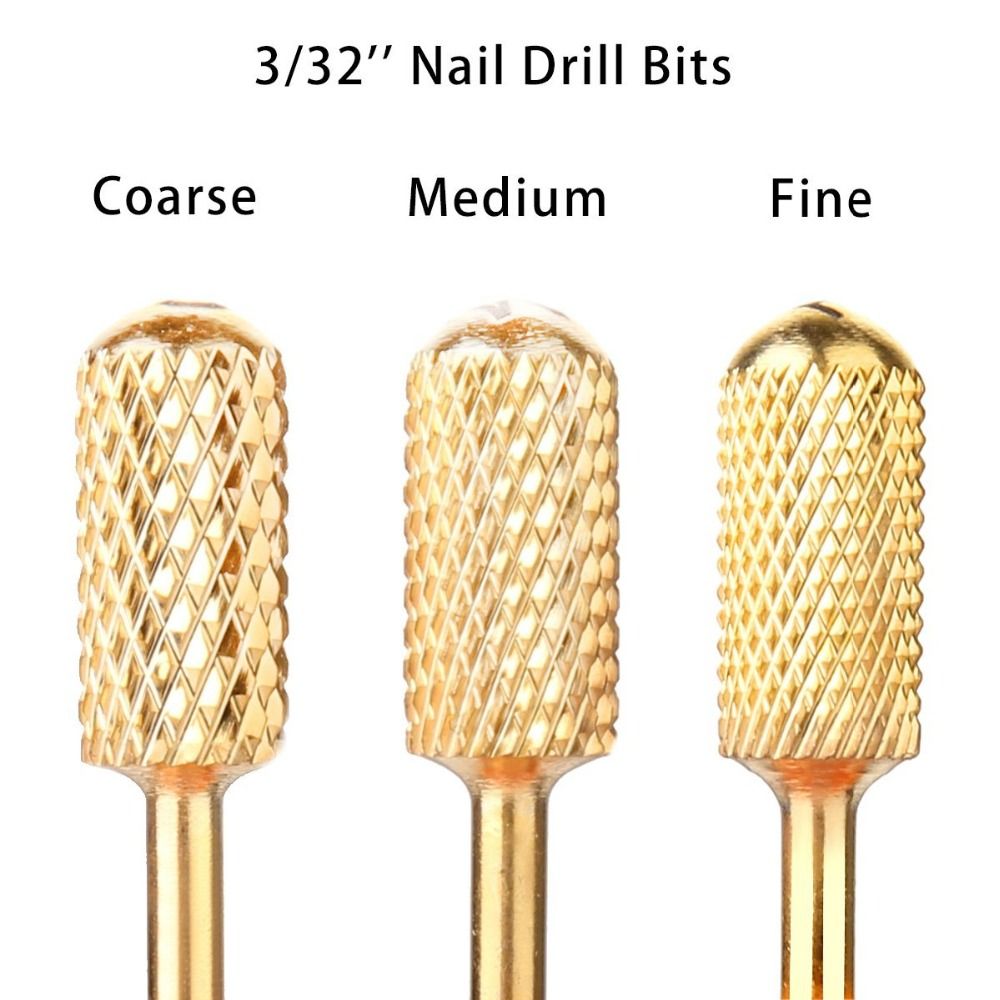 Electric File Bits Gold, Rounded Grov Grit