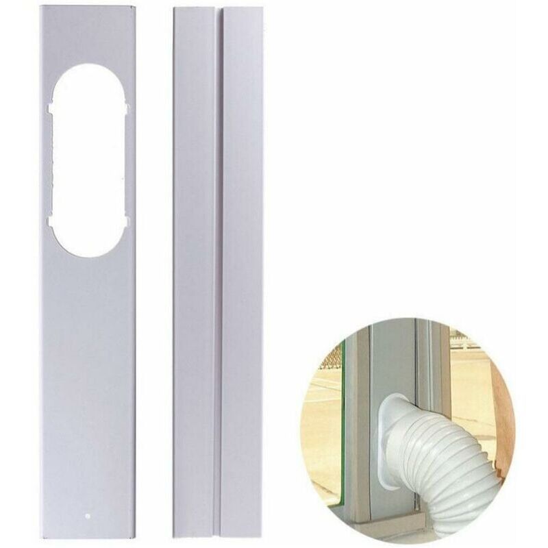 2x Adjustable Window Seal Plates for Portable Air Conditioner 55-110cm