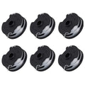 6 Pack Replacement Spools Compatible with Parkside PRTA 20-Li C3 IAN351753 Cordless Trimmer