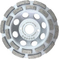 Diamond Plate Grinding Wheel Universal Concrete X Double Row Grinding Wheel, 125mm, 22.2mm
