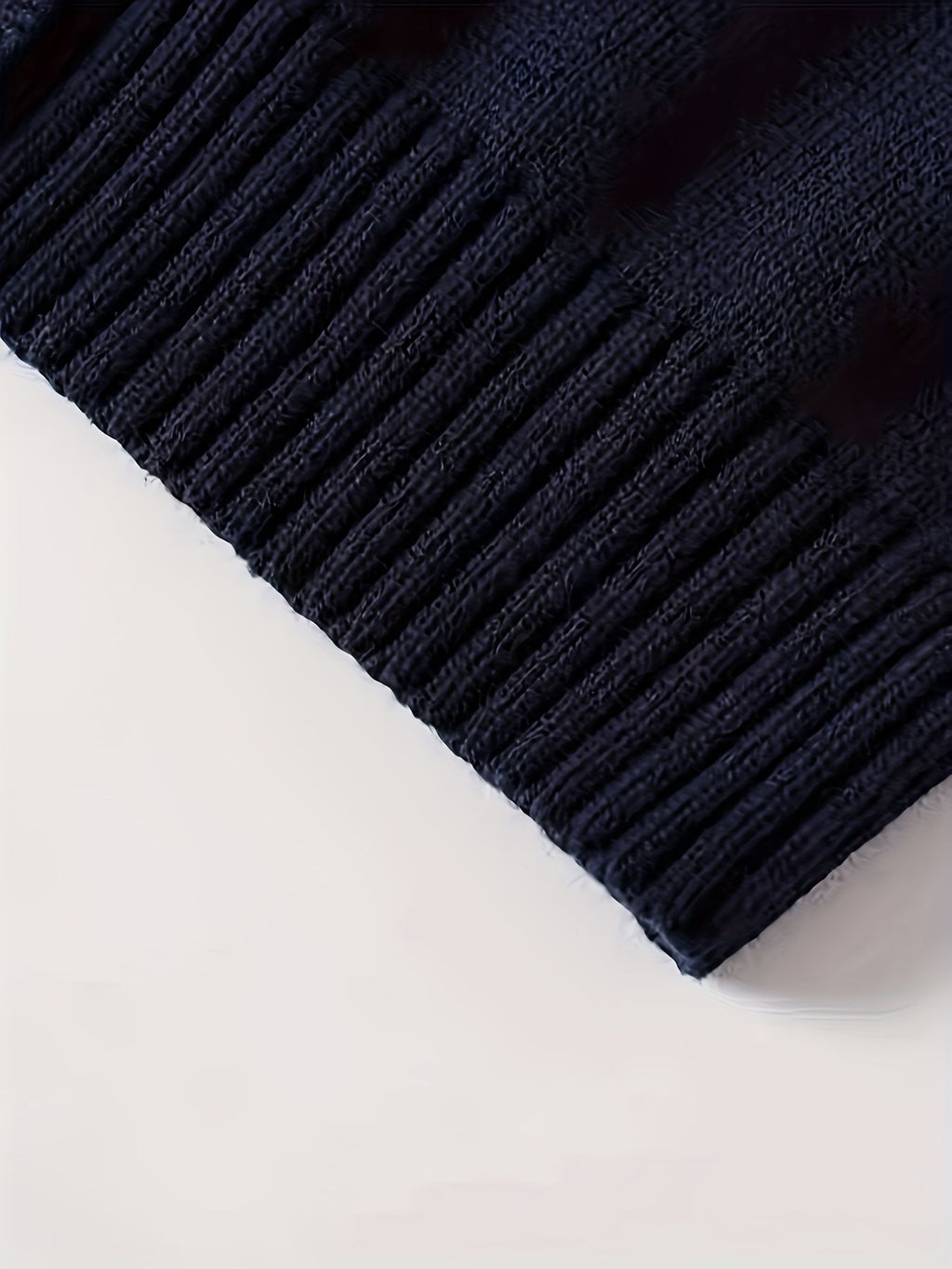 KS0019-NAVY 100% Cotton Kids V-Neck Long sleeve Button Cardigan, Boys and Girls Knitwear, Navy Blue, Size 170