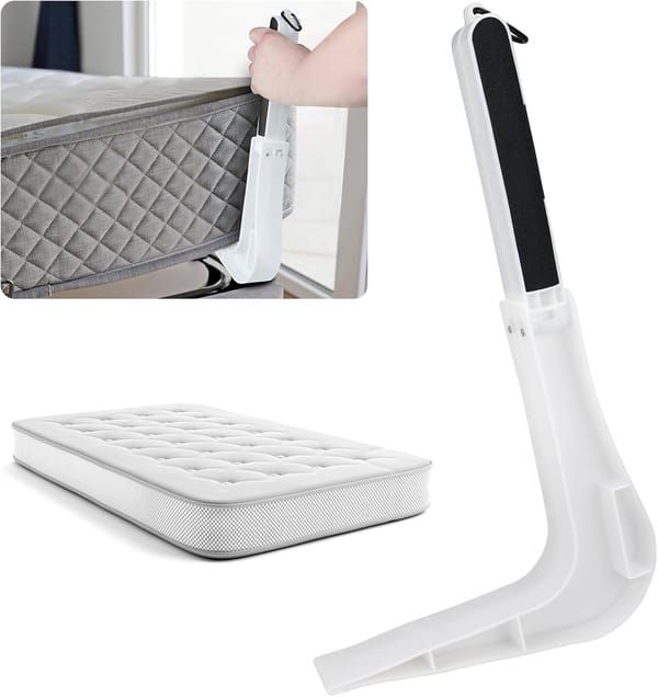 Industrial Grade Mattress Lifter Tool, ABS Durable Mattress Elevator Helper for Bed Making & Mattress Storage, Labor-Saving Bed Lift Aid, Senior Friendly Bed Arrangement Accessory to Reduce Bed Making Effort