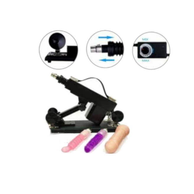 House Of Dasein Automatic Sex Machine Plus Choose Your Own Attachments Dildos / Vibrator - Machine + 1S 1M 1H