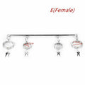 House Of Dasein Metal Spreader Bar Cuffs Collar Bondage Restraint Kits Slave Shackles Set Bdsm - Skin - E Female