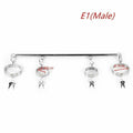 House Of Dasein Metal Spreader Bar Cuffs Collar Bondage Restraint Kits Slave Shackles Set Bdsm - Skin - E1 Male