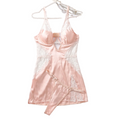 House Of Dasein New Sexy Slim Fitting Lingerie With Hollowed Out Suspender And Underwear Two Piece Set - Skin Color - S