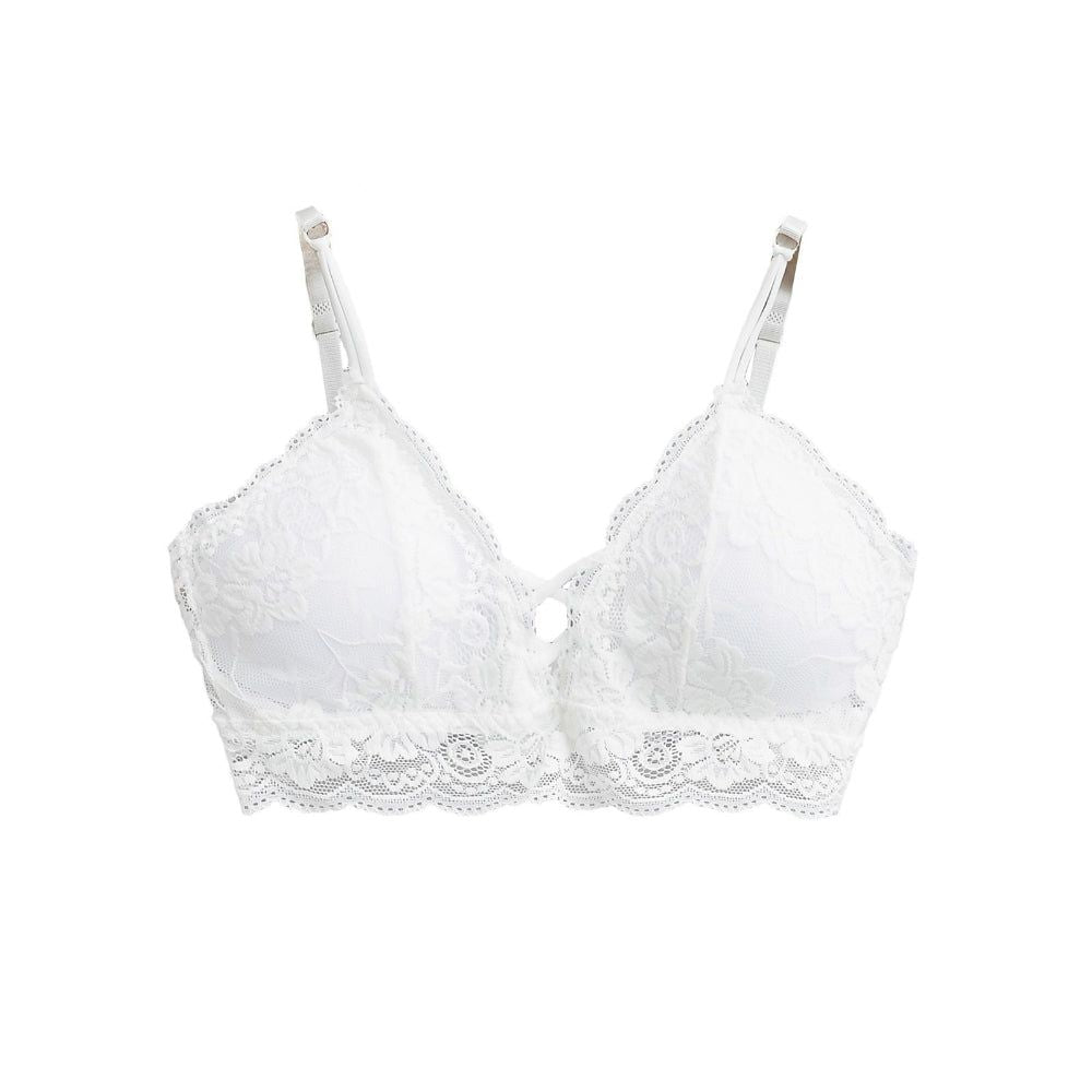 House Of Dasein Sexy Lace Backless Mini Camisole - White