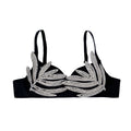 House Of Dasein Evening Dress Party High Design Silver 3D Rhinestone Shaping Bra Outerwear - Black - 34B/75