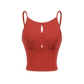 House Of Dasein Hollow Vest Lingerie For Women - Red - L