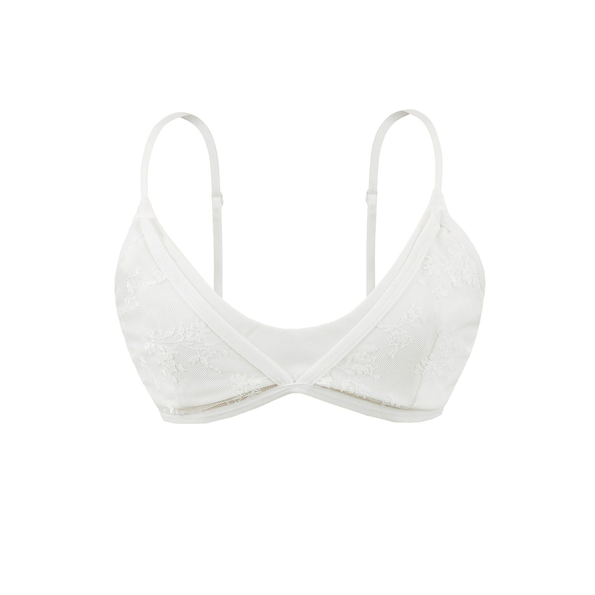 House Of Dasein Lace Back Thin Design For Women - White - L