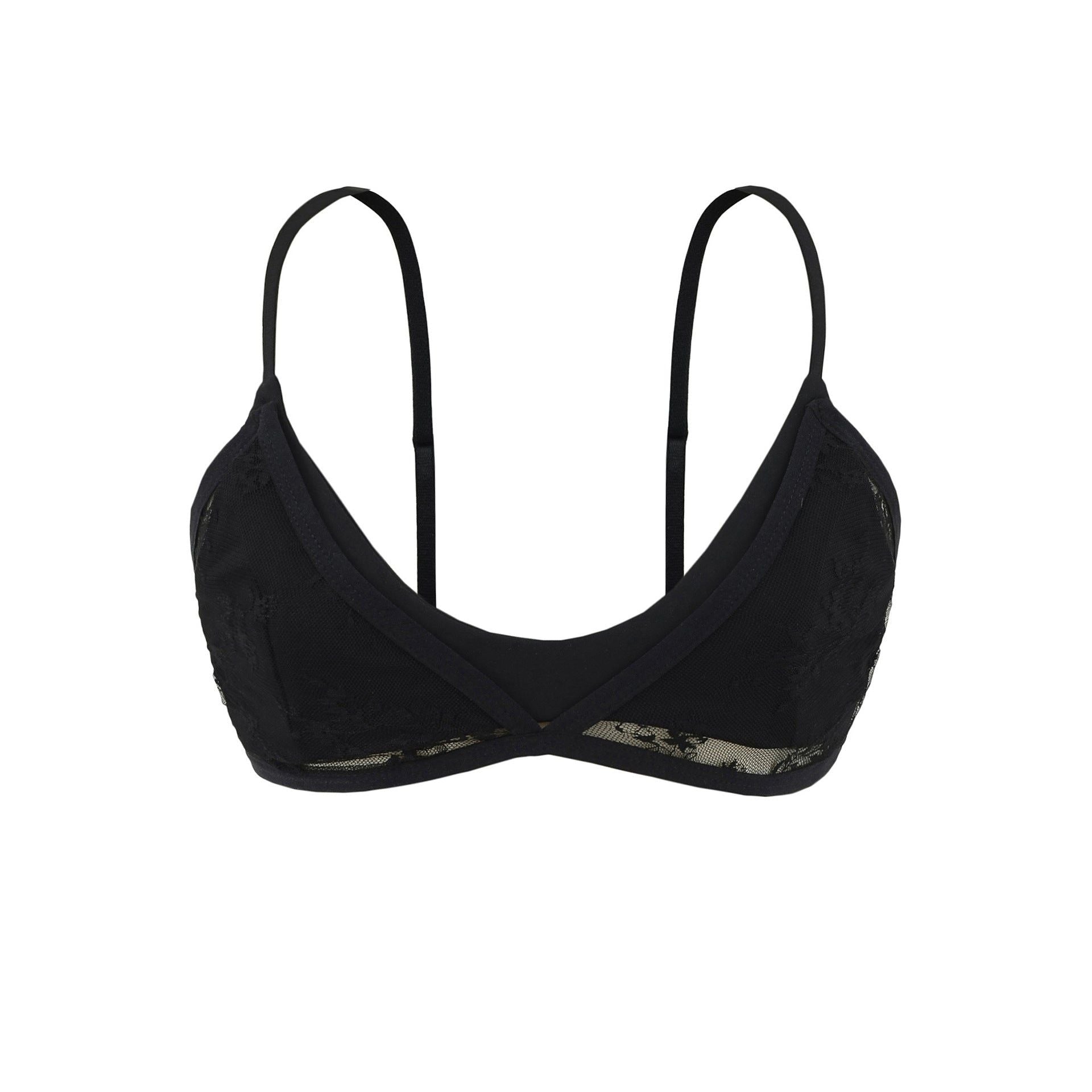 House Of Dasein Lace Back Thin Design For Women - Black - L