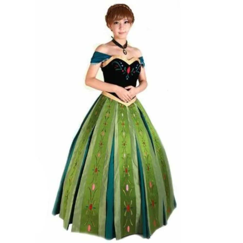 House Of Dasein Athemis Movie Ice Anna Cosplay Dress Princess Coronation Costume Custom Size - Clothing And Wig - Xl