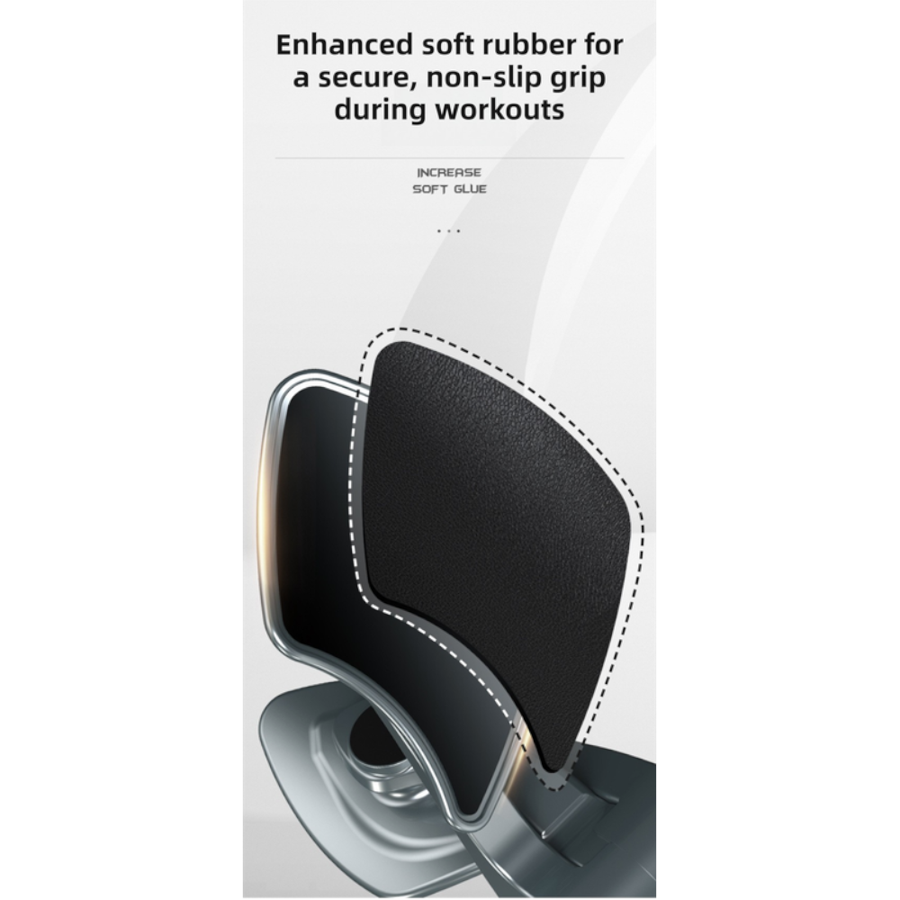 2 In 1 Black Kegel Trainer For Glute Lifting & Leg Toning Adjustable Resistance & 360A Rotating Baffles For Postpartum Recovery & Pelvic Health - Silver
