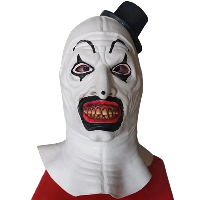 House Of Dasein Halloween Horror Soul Breaking Clown Hat Death Headset Makeup Ball Cosplay Mask - Broken Soul Joker
