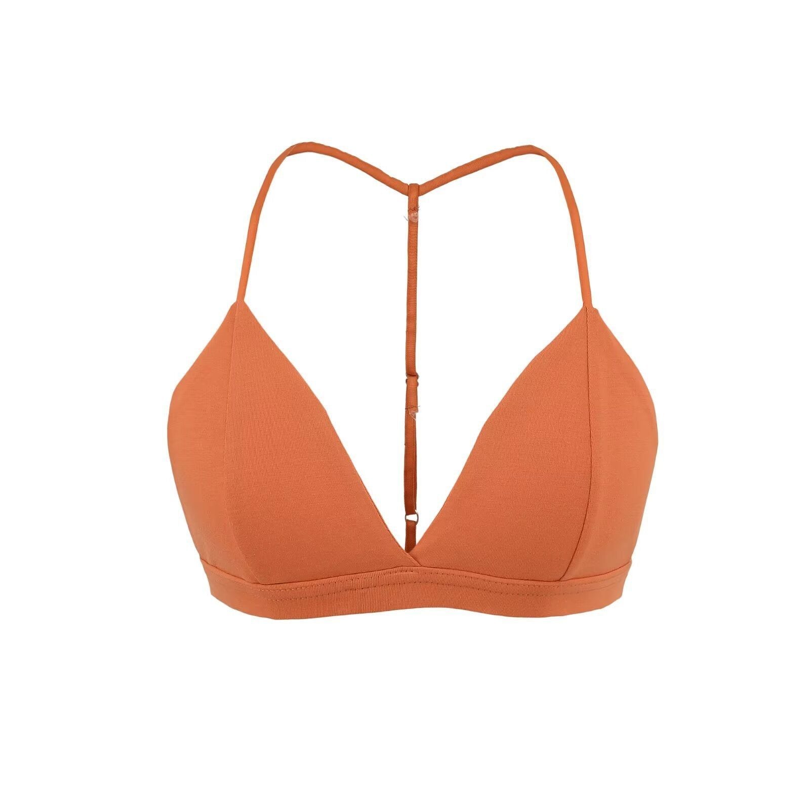 House Of Dasein Female Strapless Top Wireless Free Design - Orange - S