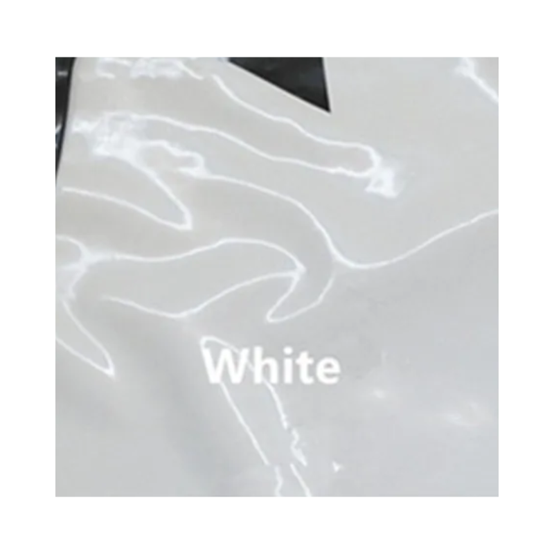 House Of Dasein Red Latex Swimwear Long Sleeve Rubber Leotard With Back Lace For Women And Men - White - Xs