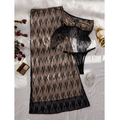 House Of Dasein Lace Embroidery Sexy Tie Strapless Floor Length Long Skirt Three Piece Set For Women - Black - L
