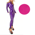 House Of Dasein Latex Catsuit Handmade Rubber Bodysuit With Front Crotch Zip For Women - Burgundy - Xxl