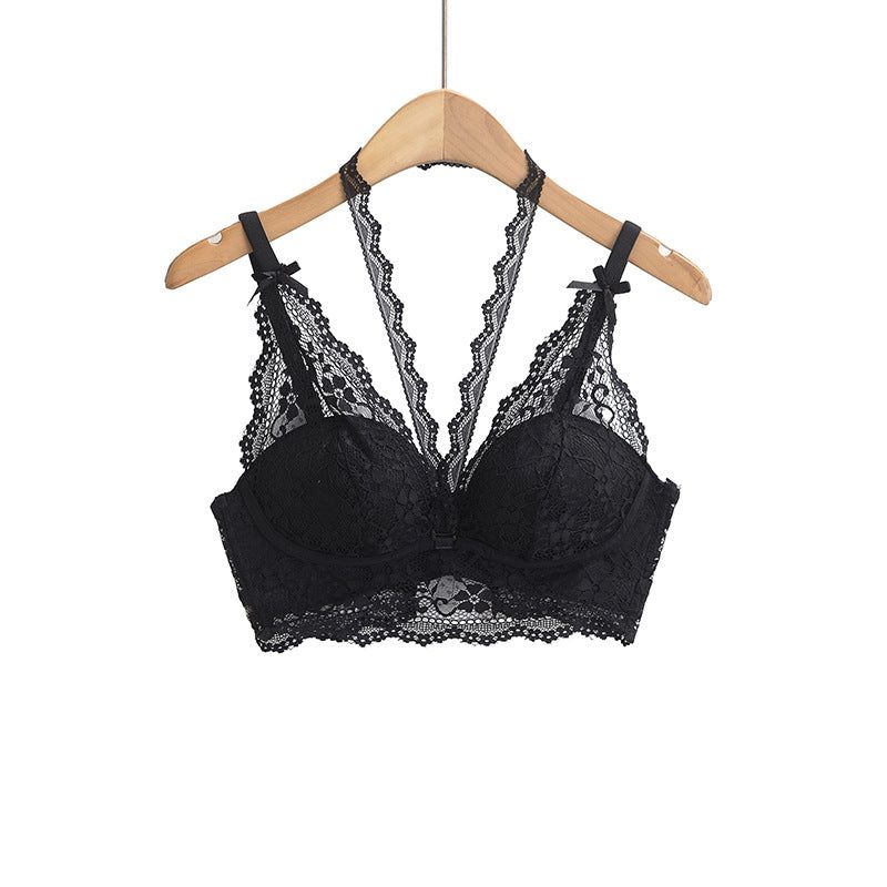 House Of Dasein Lace Neck And Strapless - Black - M