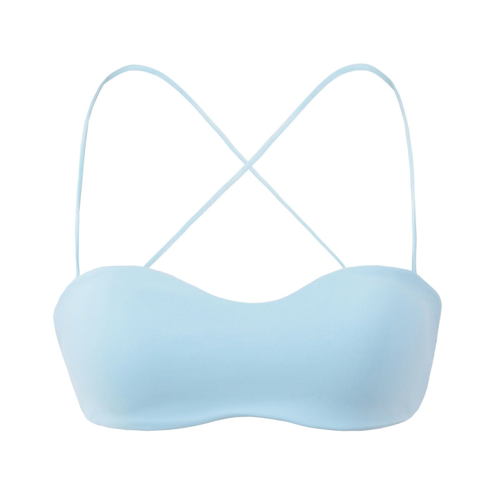 House Of Dasein Double Layered Small Chest Flat Narrow Version Without Cushion Underwear Sling - Baby Blue - S