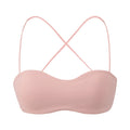 House Of Dasein Double Layered Small Chest Flat Narrow Version Without Cushion Underwear Sling - Soft Mist Pink - M