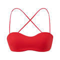House Of Dasein Double Layered Small Chest Flat Narrow Version Without Cushion Underwear Sling - Dark Red - M