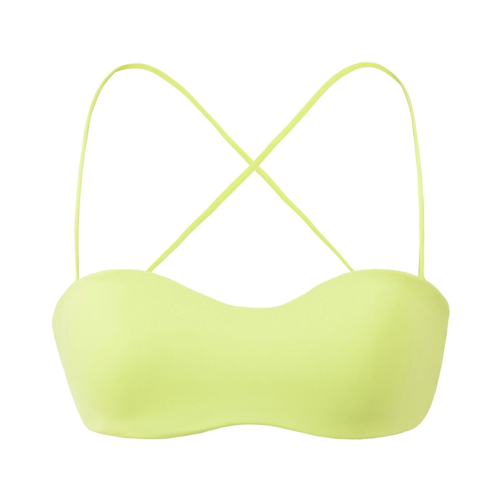 House Of Dasein Double Layered Small Chest Flat Narrow Version Without Cushion Underwear Sling - Green - L