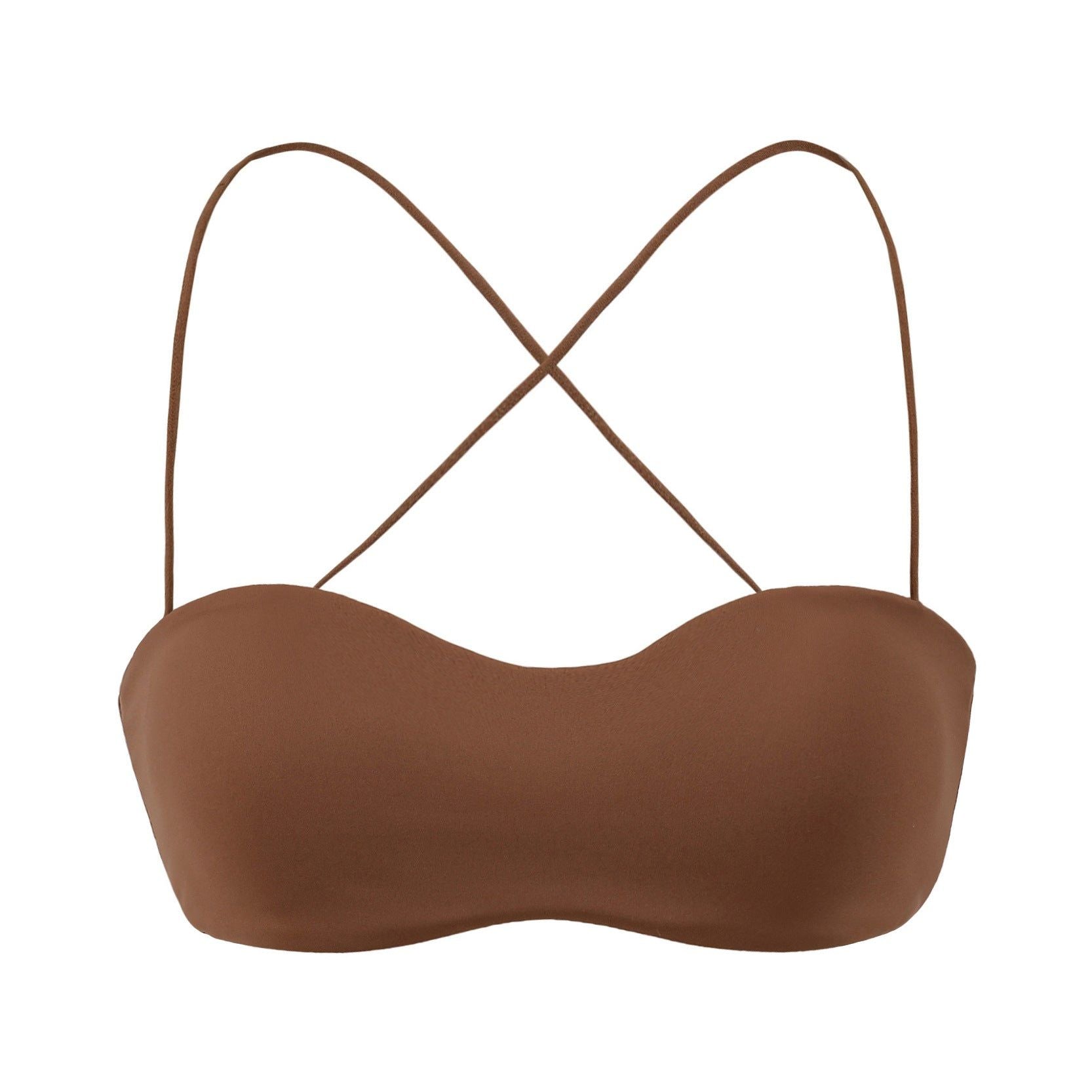 House Of Dasein Double Layered Small Chest Flat Narrow Version Without Cushion Underwear Sling - Khaki - S