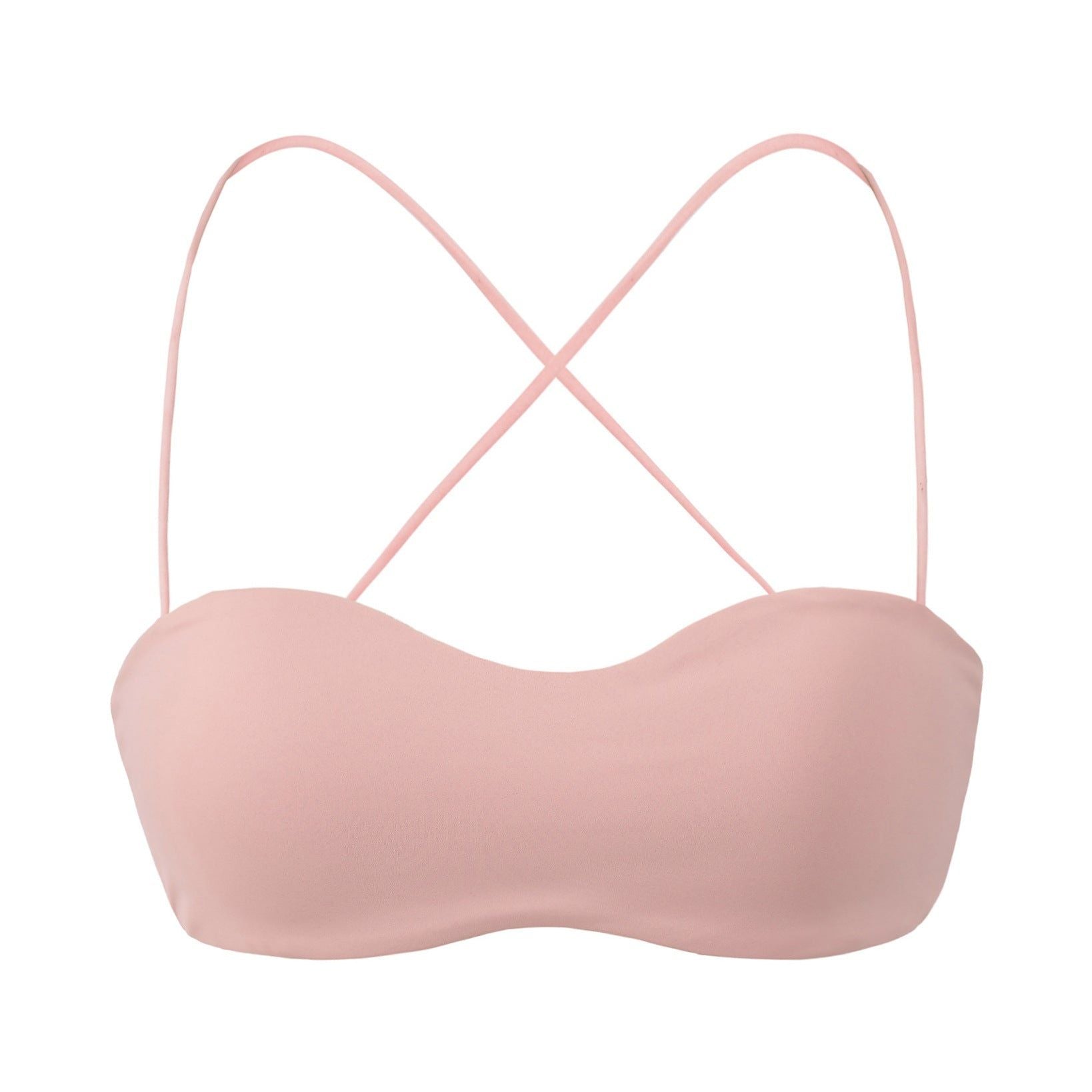 House Of Dasein Double Layered Small Chest Flat Narrow Version Without Cushion Underwear Sling - Soft Mist Pink - M