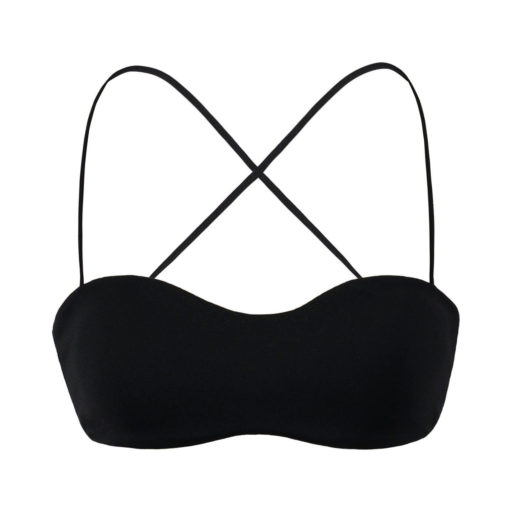 House Of Dasein Double Layered Small Chest Flat Narrow Version Without Cushion Underwear Sling - Black - S