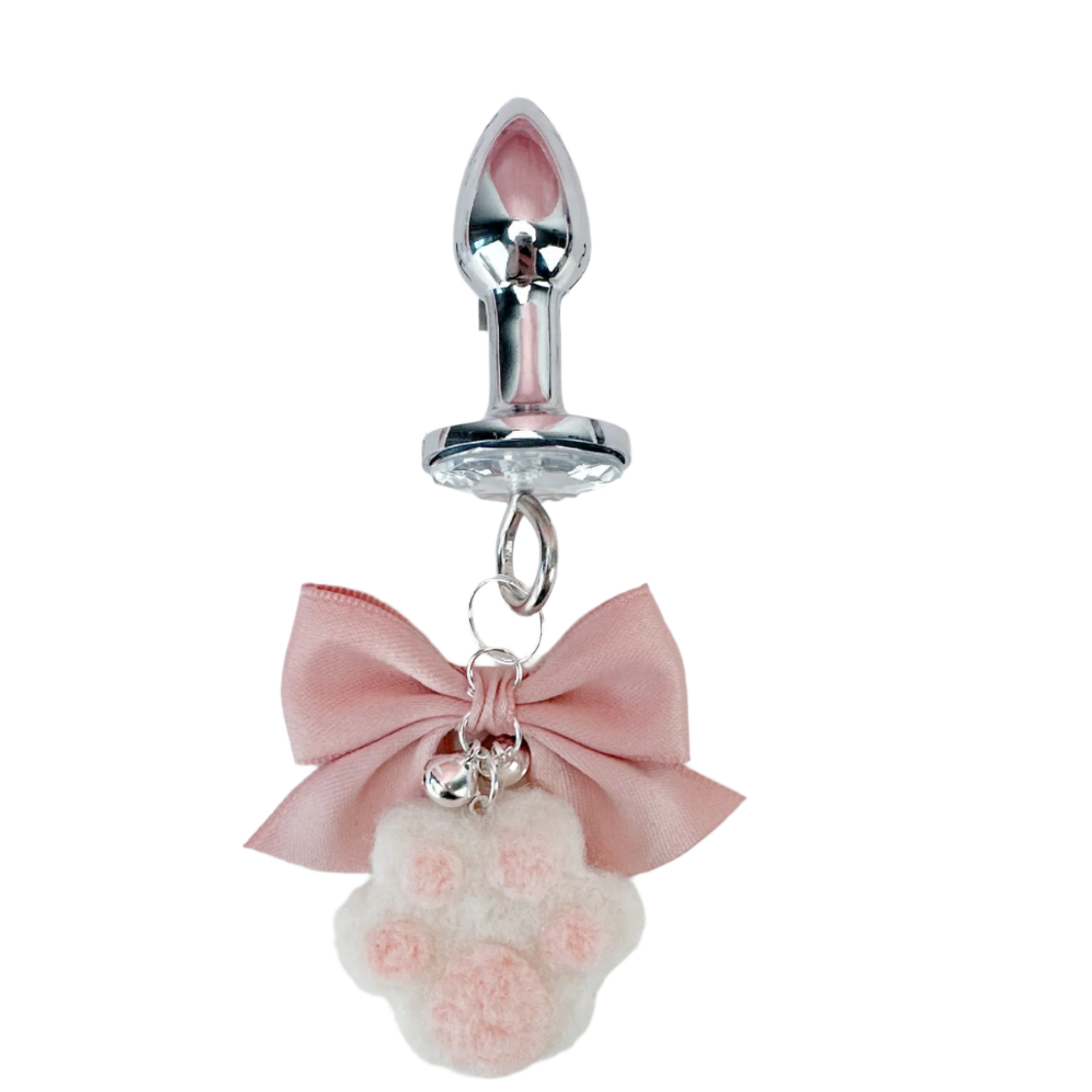 House Of Dasein Bdsm Cute Cat Claw Bell Collar Bow Nipple Clamp Anal Plug Chocker With Leash Sm Training Stimulation Flirting Sex Toys - Anal Plug-3.2Cm - Anal Plug-3.2Cm
