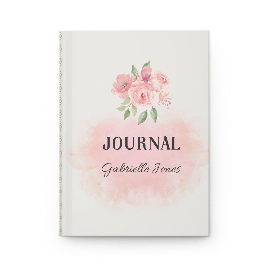 Story Nest Books Custom Floral Hardcover Journal Personalized Writing Diary Elegant Gift Women Wedding Bridesmaid Shower Mothers Day